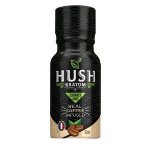 Hush Ultra Coffee Infused Kratom Extract Shot (10ml) - Real Coffee Infusion No Alcohol (2)