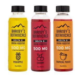 Barney's Botanicals 500mg Delta 8 THC Infused Drink Additive Syrups