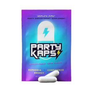 Front image of Party Kaps Social Enhancement party supplement capsules