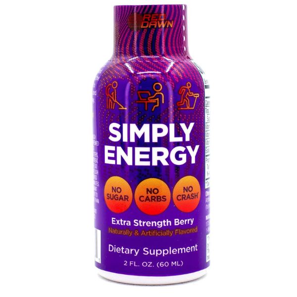 Red Dawn Simply Energy Shots Earth Grown Wellness