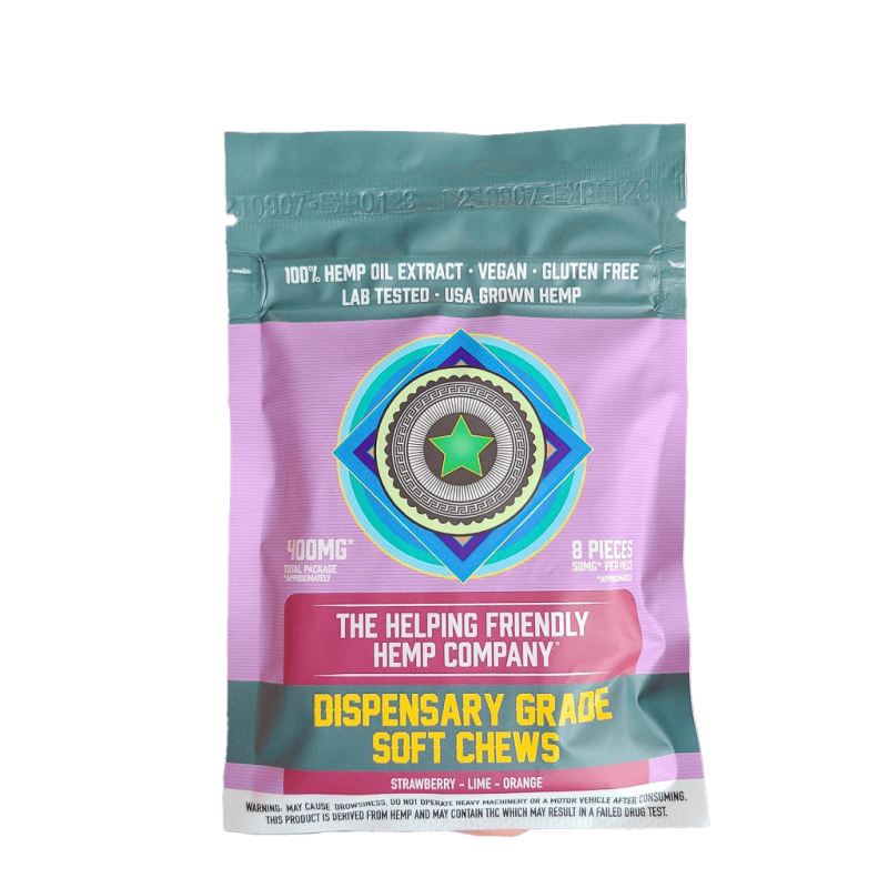 Helping Friendly Delta 9 THC Soft Chews (Dispensary Grade Gummies