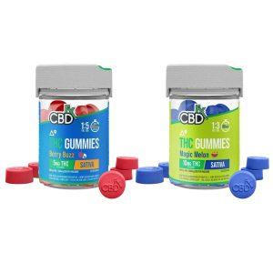CBDfx Delta 9 THC + CBD Infused Sativa Gummies