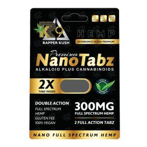 Rapper Kush Nano Tabz Delta 9 THC + CBD Micro Dose Tablets 300mg per tablet