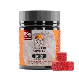 Koi CBG CBC Infused Fruit Punch Flavored Gummies