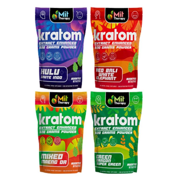 MIT Therapy Enhanced Kratom Capsules Earth Grown Wellness