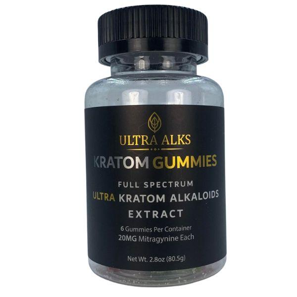Ultra Alks Kratom Extract Gummies Infused With Ultra Pure Full Spectrum Alkaloids