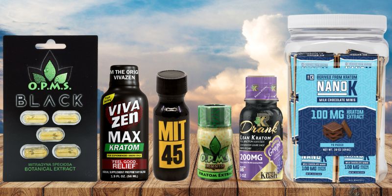 kratom products lineup black opms capsules vivazen shot mit 45 shot opms gold shot drank lean kratom shot nano k chocolates