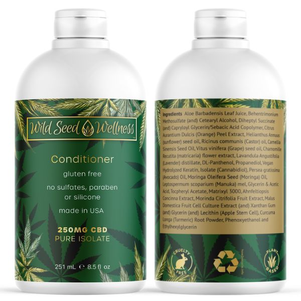 Wild Seed Wellness CBD & Botanical Conditioner Earth Grown Wellness