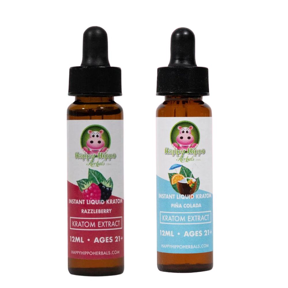 Happy Hippo Flavored Kratom Extract Shot Earth Grown Wellness