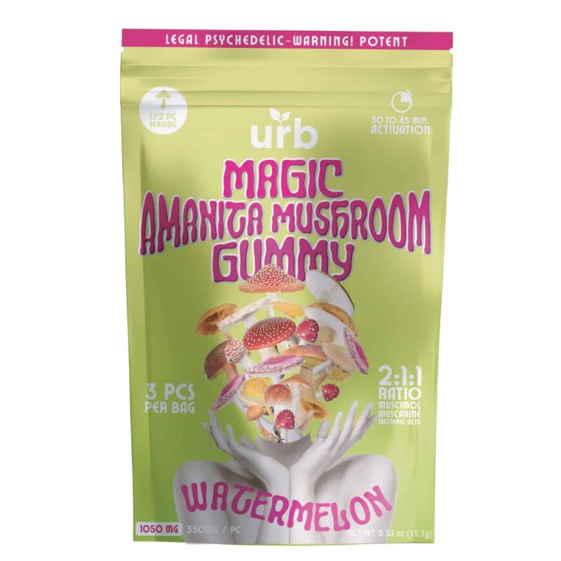 Urb Magic Amanita Mushroom Gummies Earth Grown Wellness