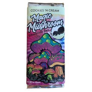 Magic Miishroom Legal Psychedelic Mushroom Chocolate Bar with legal psychedelic compounds muscimol, muscarine and ibotenic acid