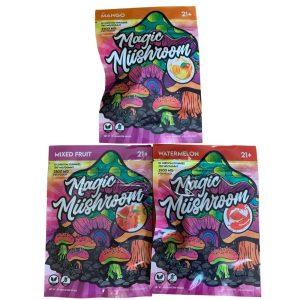 Magic Miishroom Legal Psychedelic Mushroom Gummies with legal psychedelic compounds muscimol, muscarine and ibotenic acid