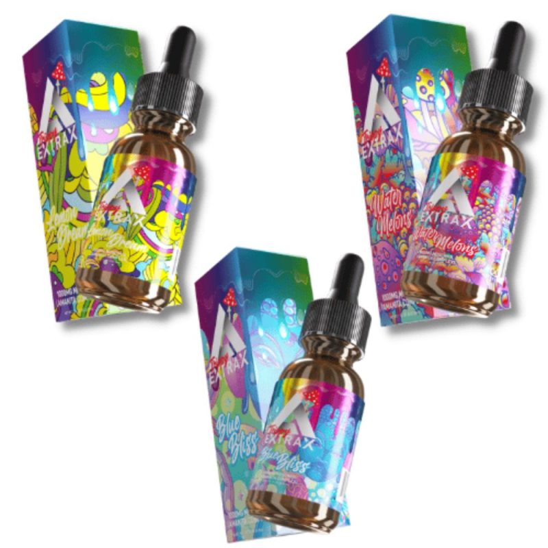 Trippy Extrax Amanita Muscaria Tinctures 1000mg Earth Grown Wellness