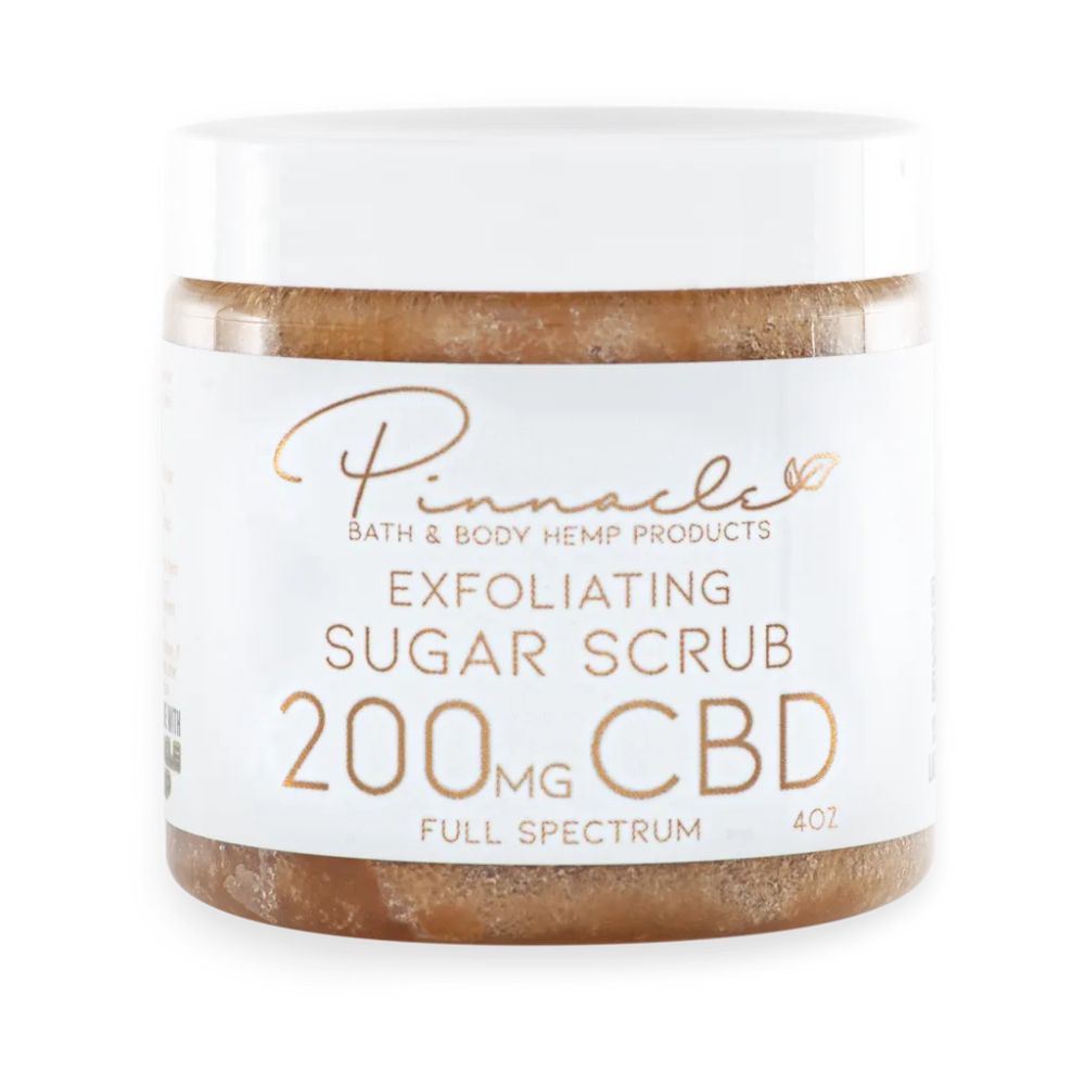 Pinnacle Hemp CBD Sugar Scrub Earth Grown Wellness