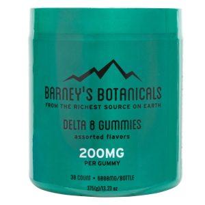 Barney's Botanicals 200mg Delta 8 THC Infused Vegan Gummies