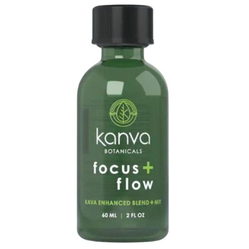 Kanva Botanicals Focus + Flow Kratom and Kava Extract Shots