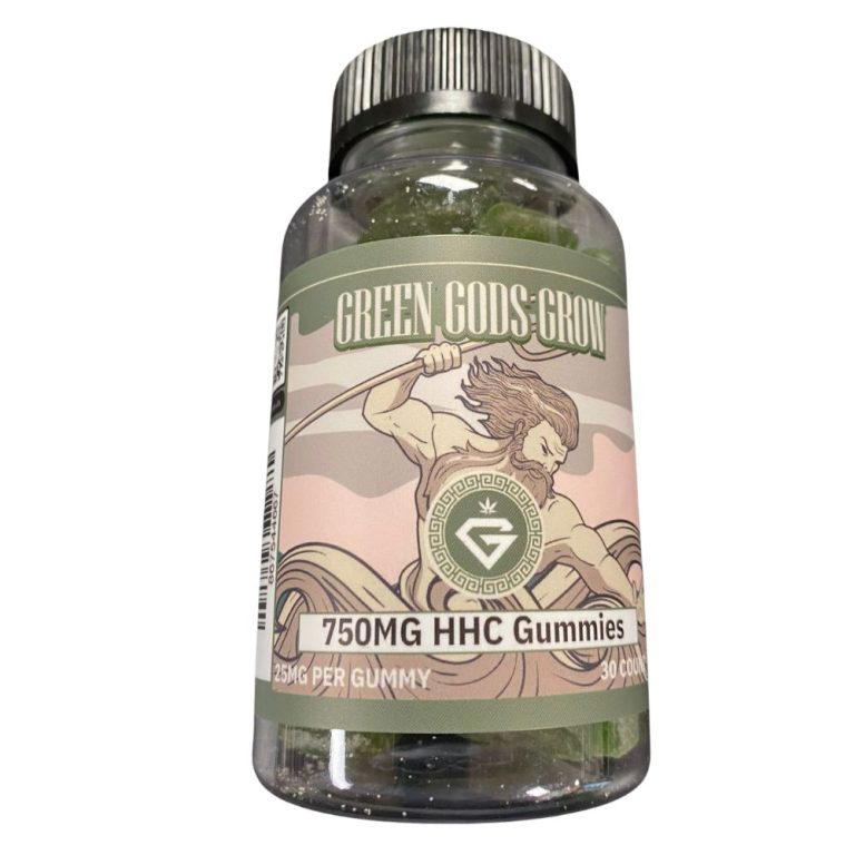 Green Gods Grow HHC Gummy Cubes 750mg Earth Grown Wellness