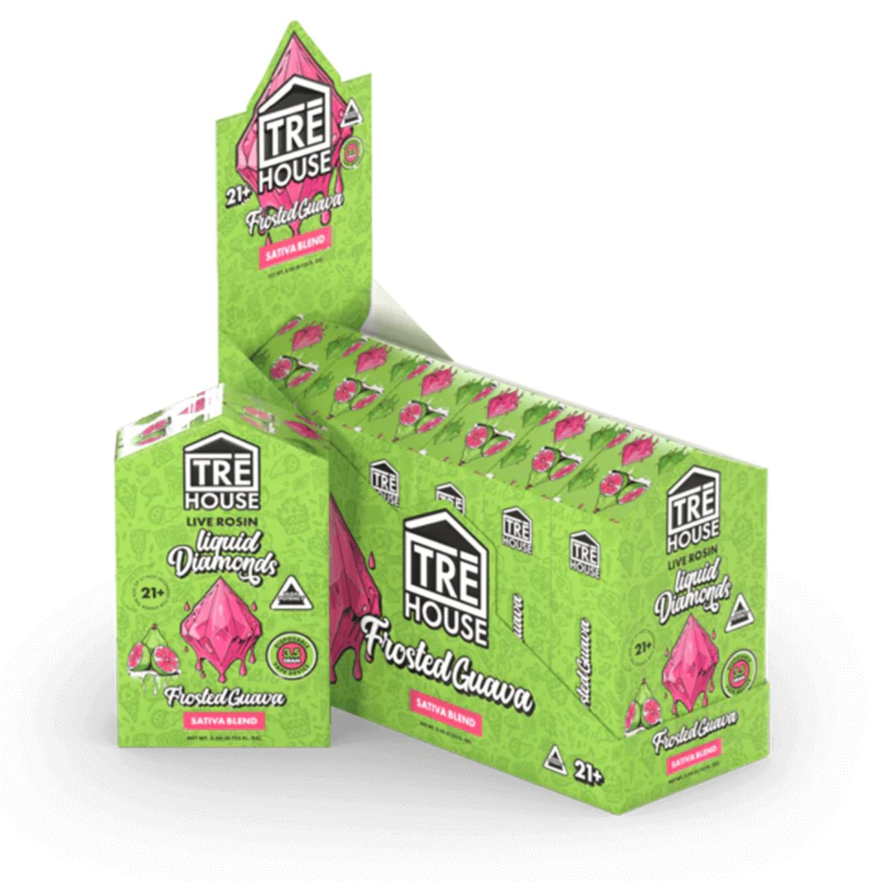 Tre House Liquid Diamonds 3.5g Disposable Vape Earth Grown Wellness