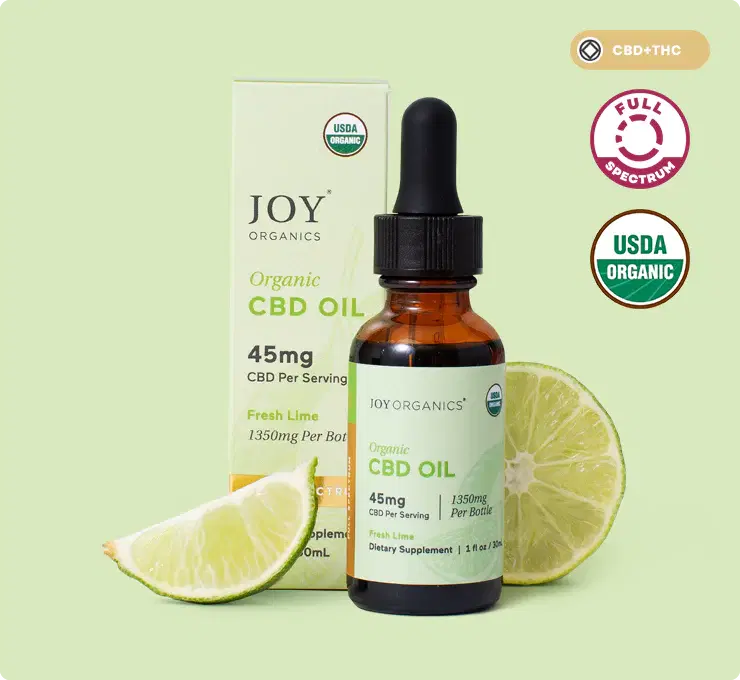 Joy Organics Full Spectrum CBD Tincture with THC